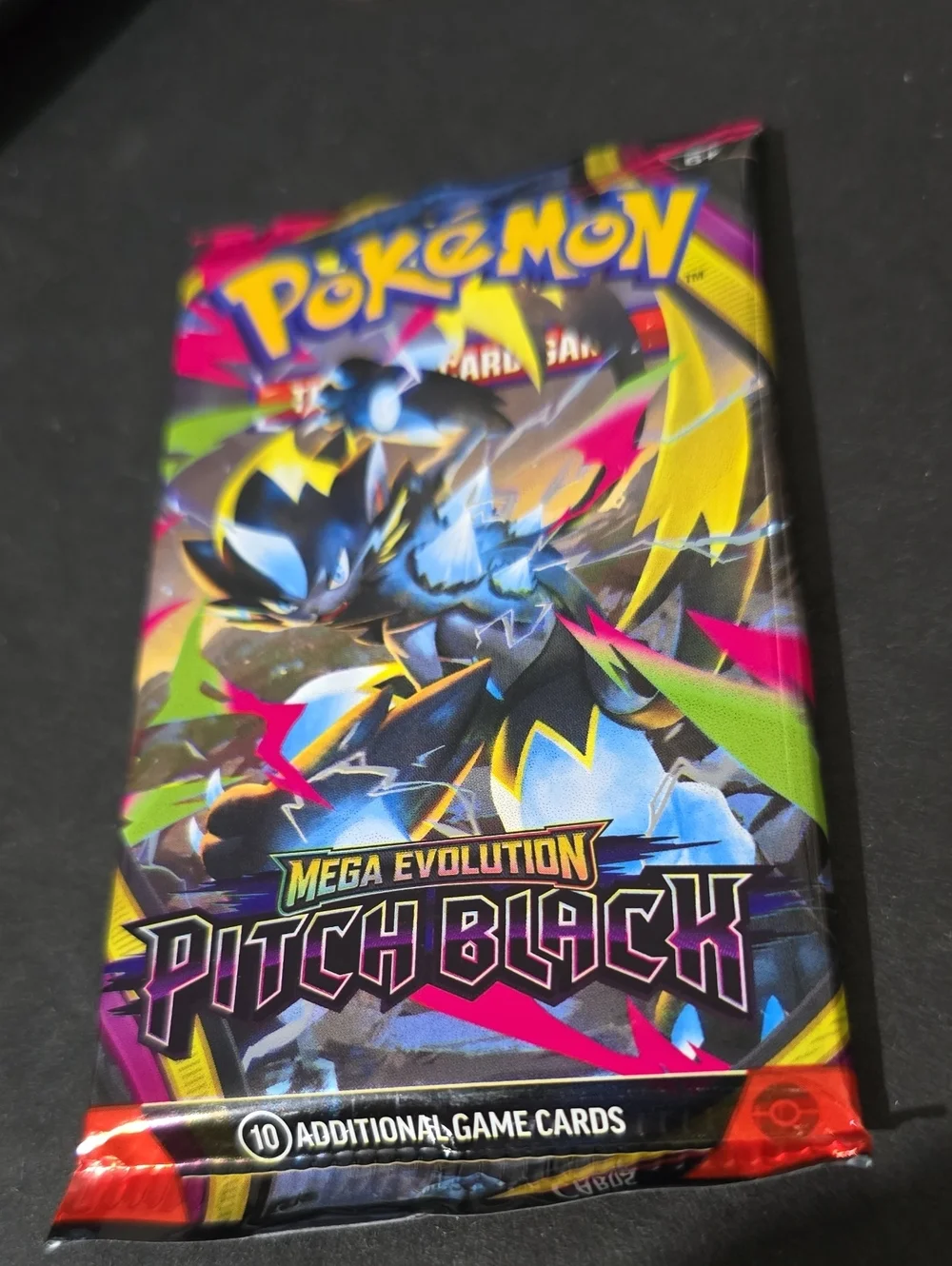 NIP Pokemon Mega Evolution Pitch Black 10 Additional Game Cards